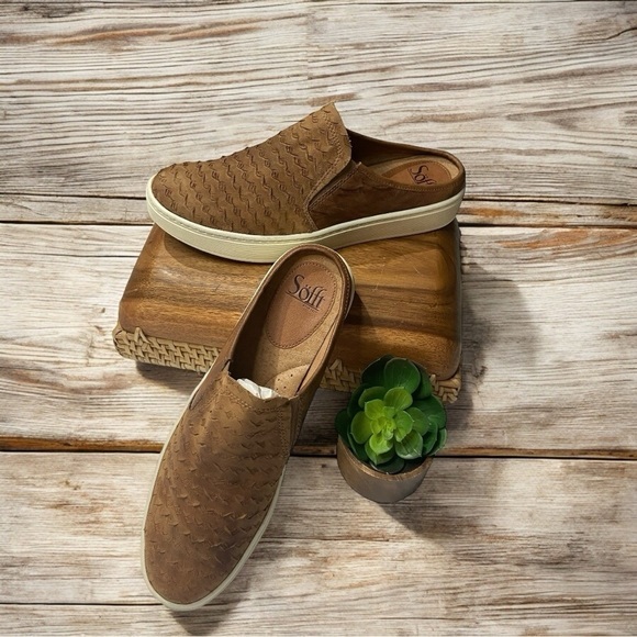 Soft Somers III‎ Slide-in Whiskey Sand Leather Upper - Picture 1 of 10